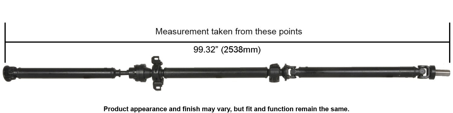 Cardone Reman Remanufactured Driveshaft / Prop Shaft 65-5030