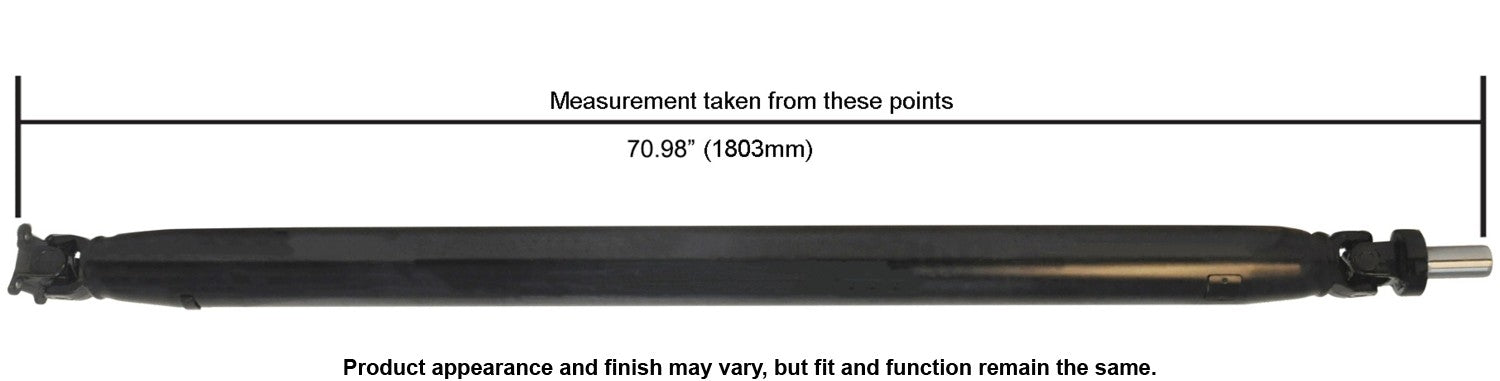 Cardone Reman Remanufactured Driveshaft / Prop Shaft 65-5034