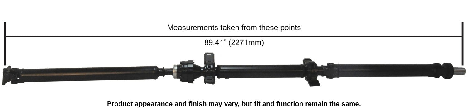 Cardone Reman Remanufactured Driveshaft / Prop Shaft 65-5050