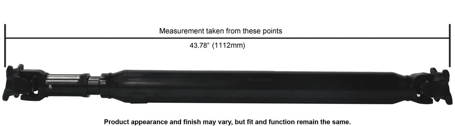 Cardone Reman Remanufactured Driveshaft / Prop Shaft 65-5051