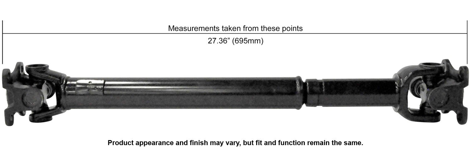 Cardone Reman Remanufactured Driveshaft / Prop Shaft 65-5053