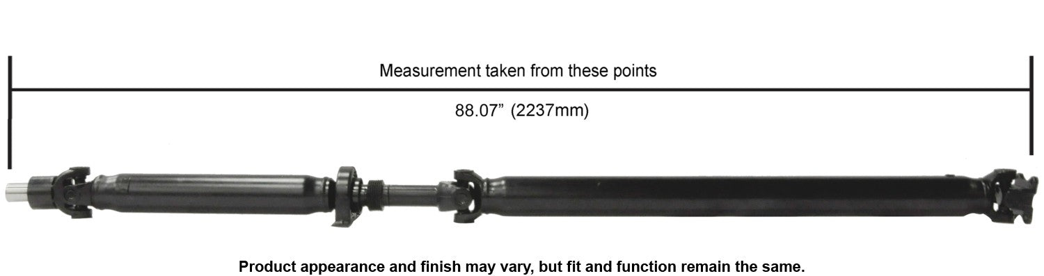 Cardone Reman Remanufactured Driveshaft / Prop Shaft 65-6007
