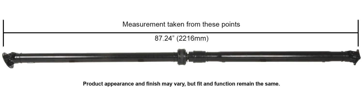 Cardone Reman Remanufactured Driveshaft / Prop Shaft 65-6011