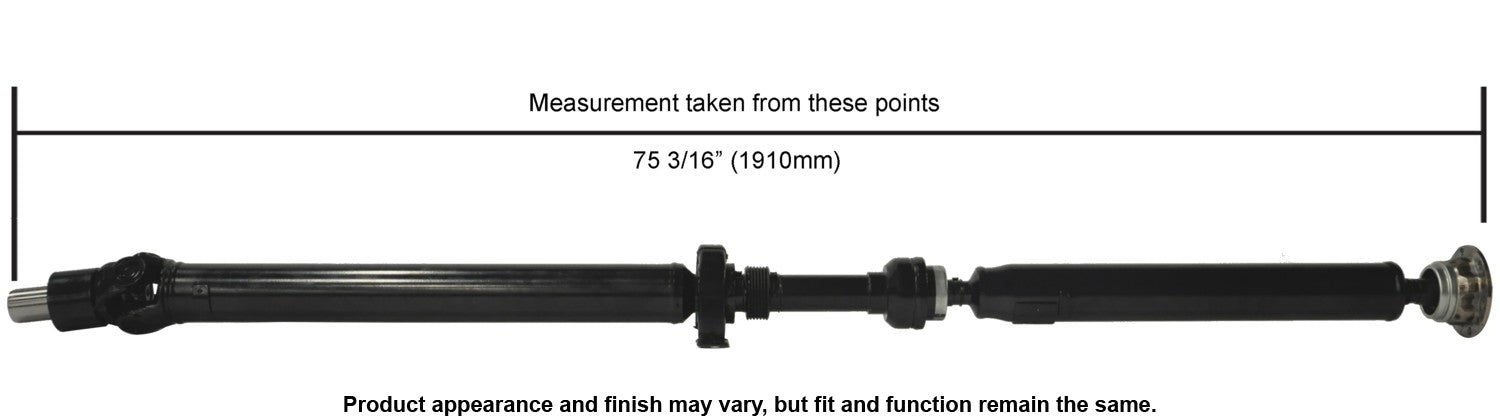 Cardone Reman Remanufactured Driveshaft / Prop Shaft 65-6013