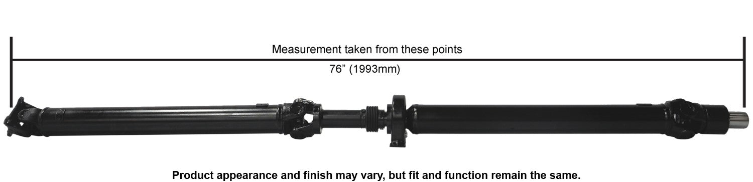 Cardone Reman Remanufactured Driveshaft / Prop Shaft 65-6016