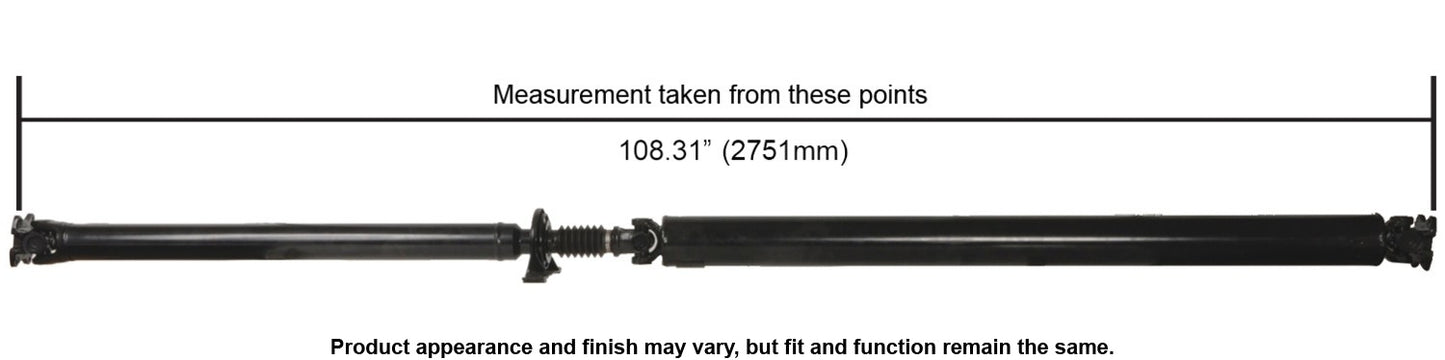Cardone Reman Remanufactured Driveshaft / Prop Shaft 65-7006