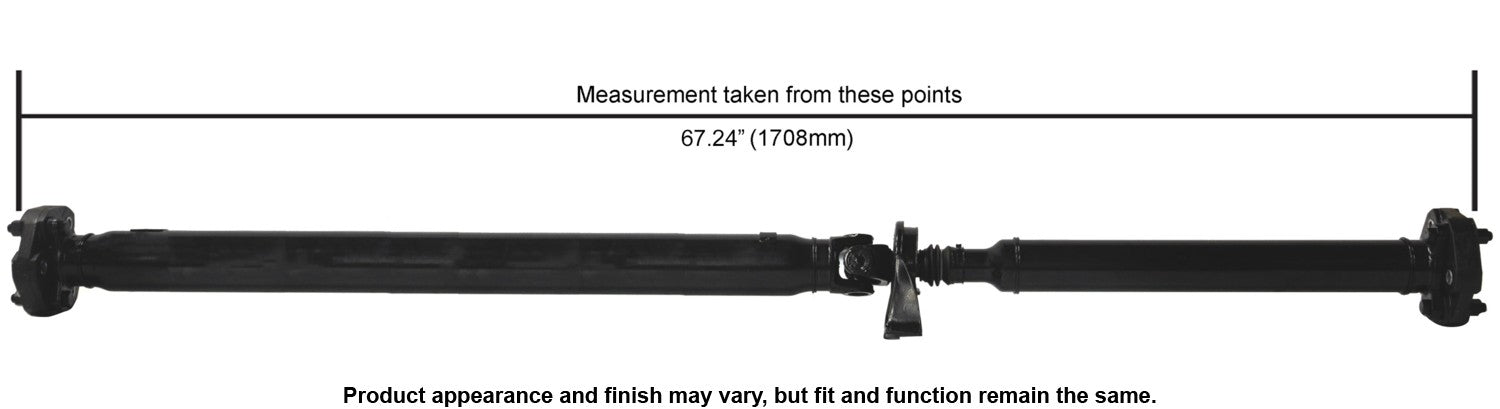 Cardone Reman Remanufactured Driveshaft / Prop Shaft 65-7051