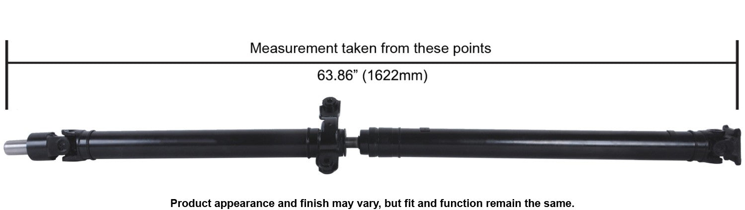 Cardone Reman Remanufactured Driveshaft / Prop Shaft 65-7068