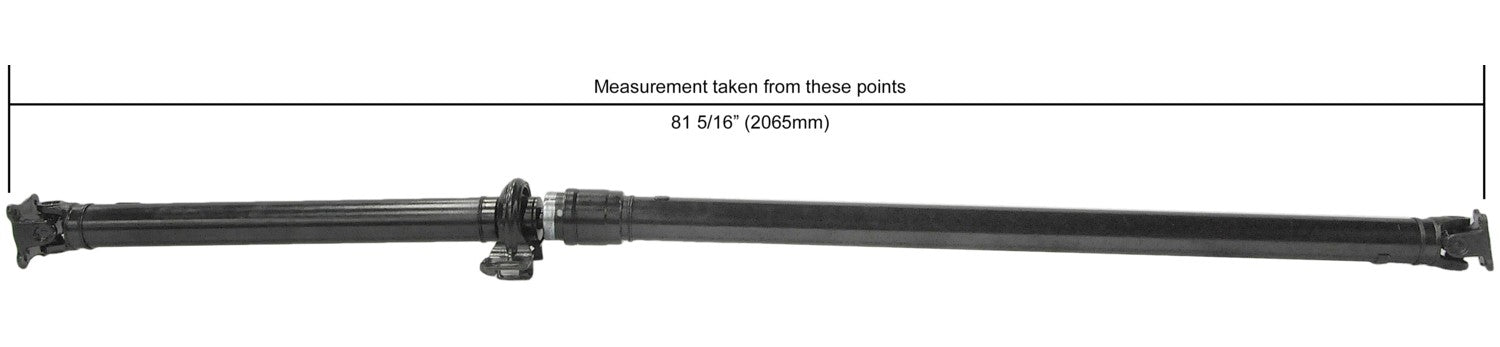 Cardone Reman Remanufactured Driveshaft / Prop Shaft 65-7072