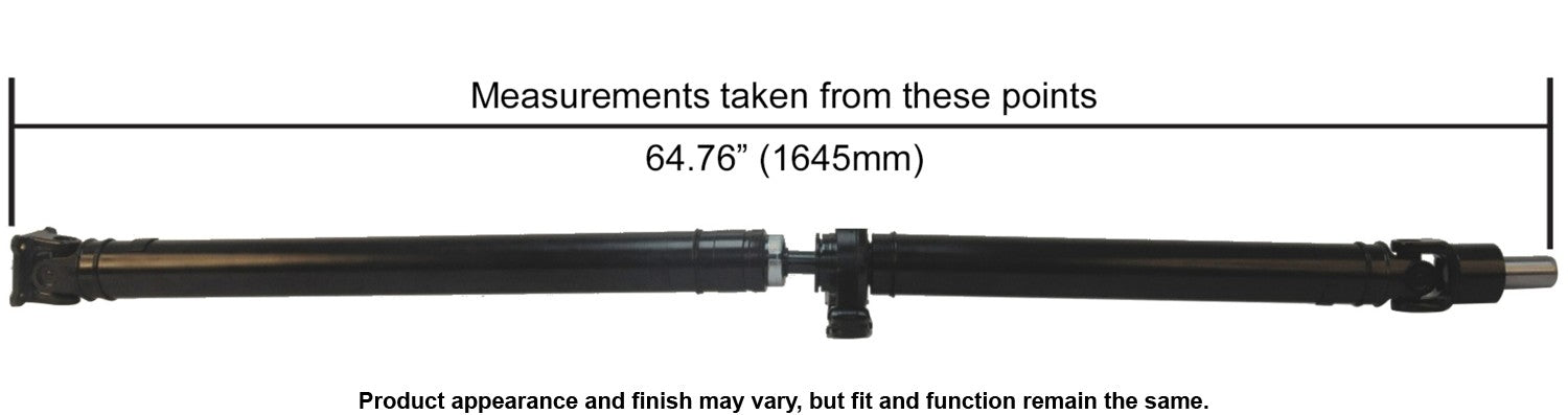 Cardone Reman Remanufactured Driveshaft / Prop Shaft 65-7073