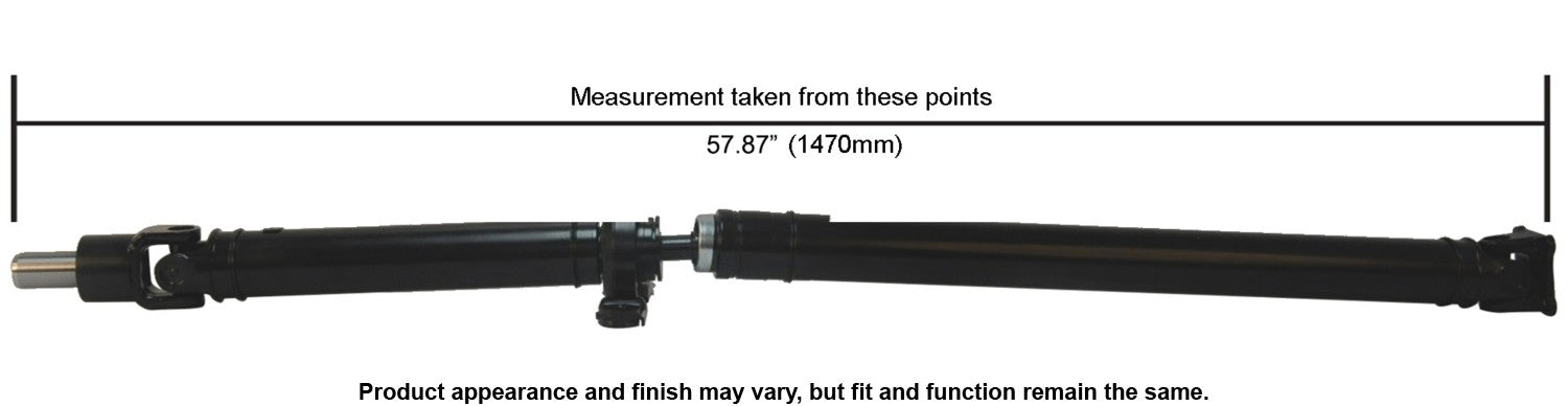 Cardone Reman Remanufactured Driveshaft / Prop Shaft 65-7075