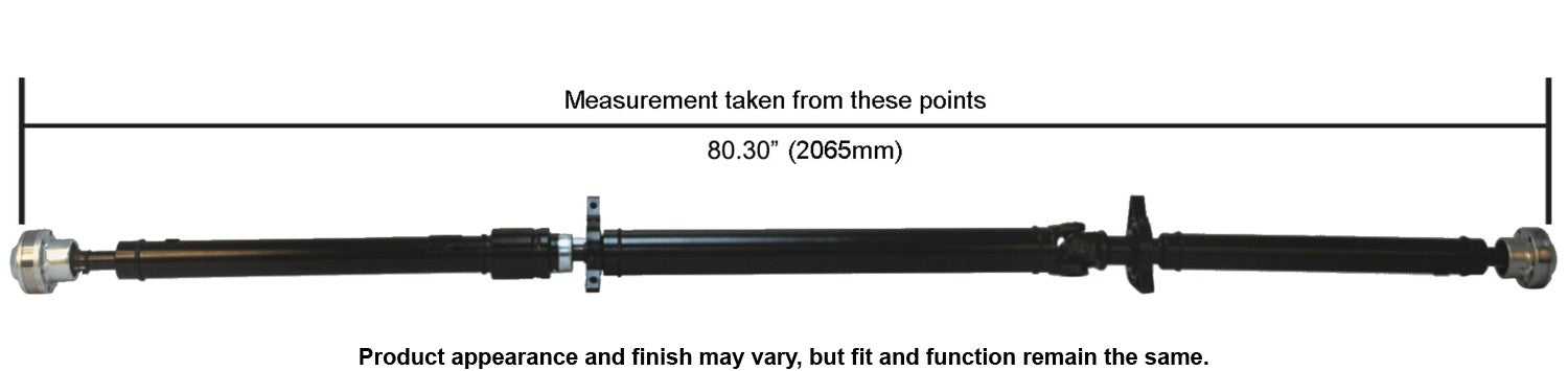 Cardone Reman Remanufactured Driveshaft / Prop Shaft 65-7083