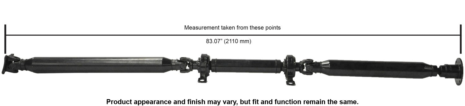 Cardone Reman Remanufactured Driveshaft / Prop Shaft 65-8004