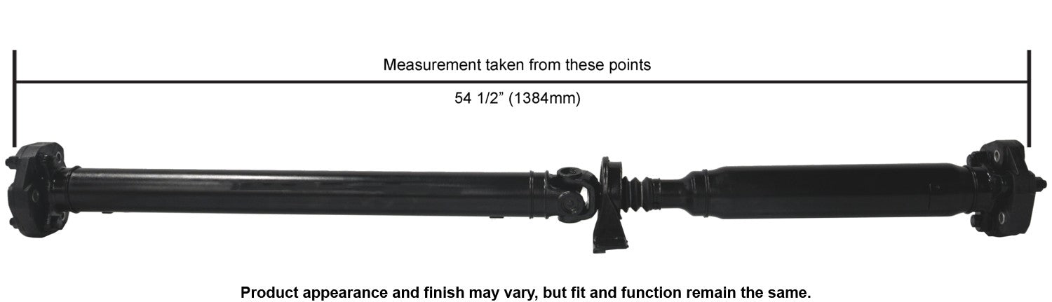 Cardone Reman Remanufactured Driveshaft / Prop Shaft 65-9000