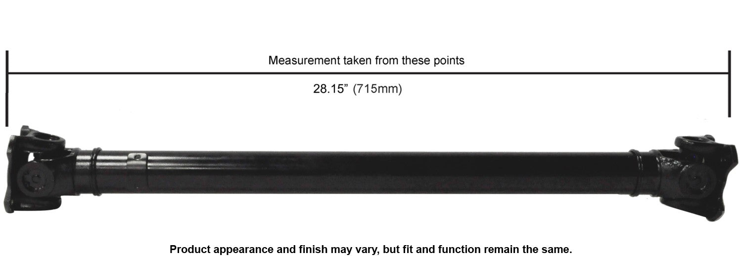 Cardone Reman Remanufactured Driveshaft / Prop Shaft 65-9005