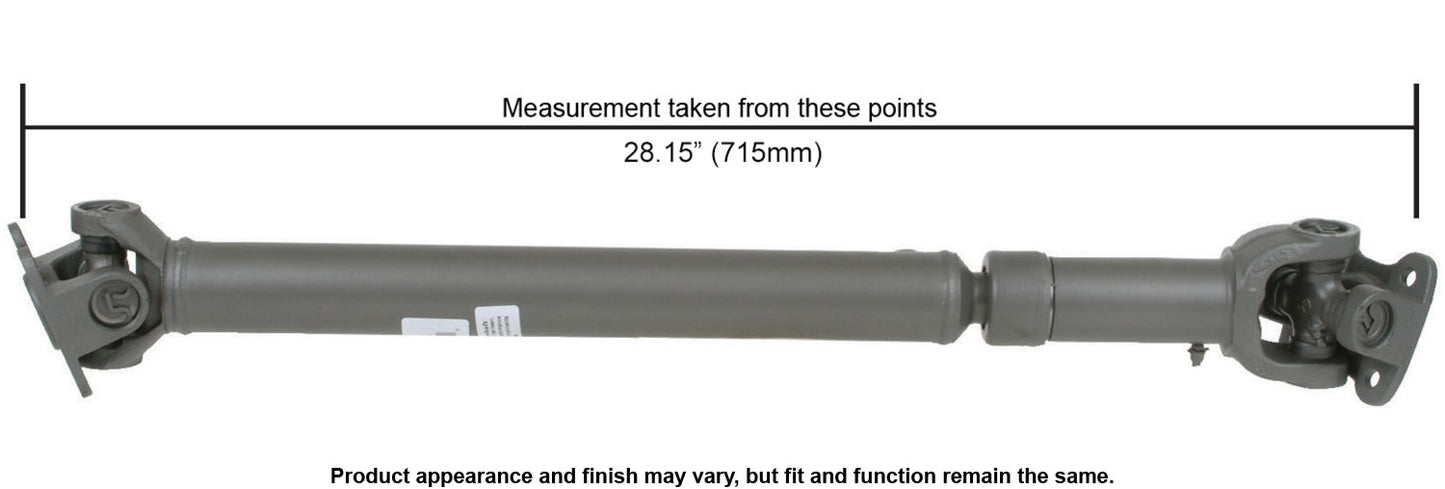 Cardone Reman Remanufactured Driveshaft / Prop Shaft 65-9263