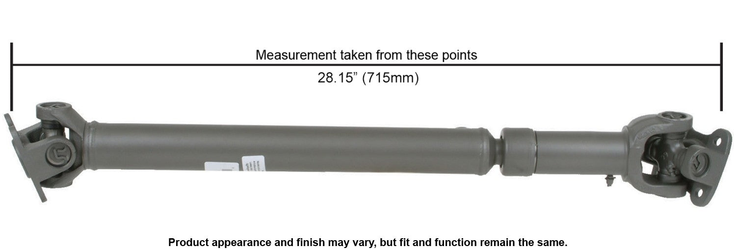Cardone Reman Remanufactured Driveshaft / Prop Shaft 65-9263