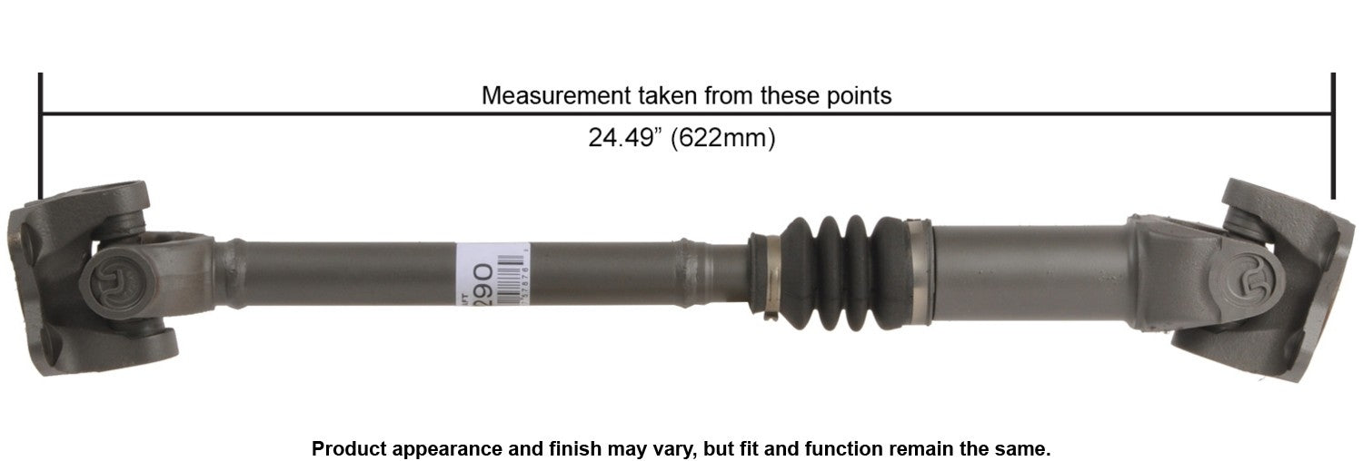 Cardone Reman Remanufactured Driveshaft / Prop Shaft 65-9290