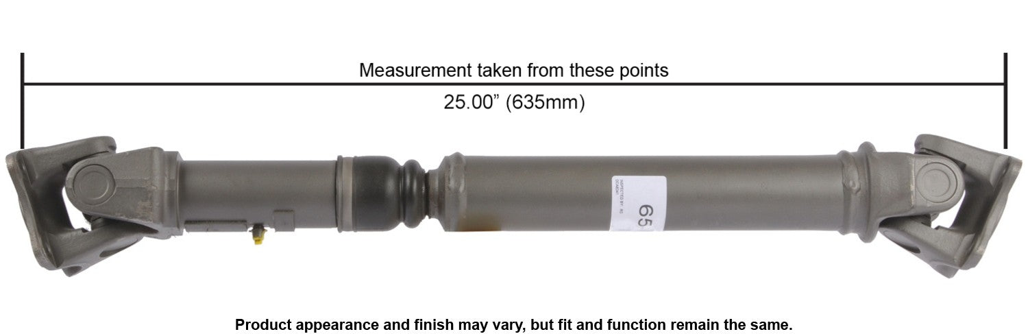 Cardone Reman Remanufactured Driveshaft / Prop Shaft 65-9291