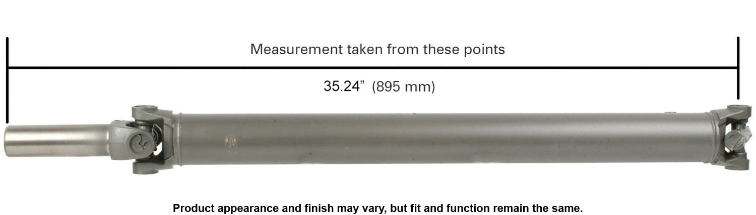 Cardone Reman Remanufactured Driveshaft / Prop Shaft 65-9396