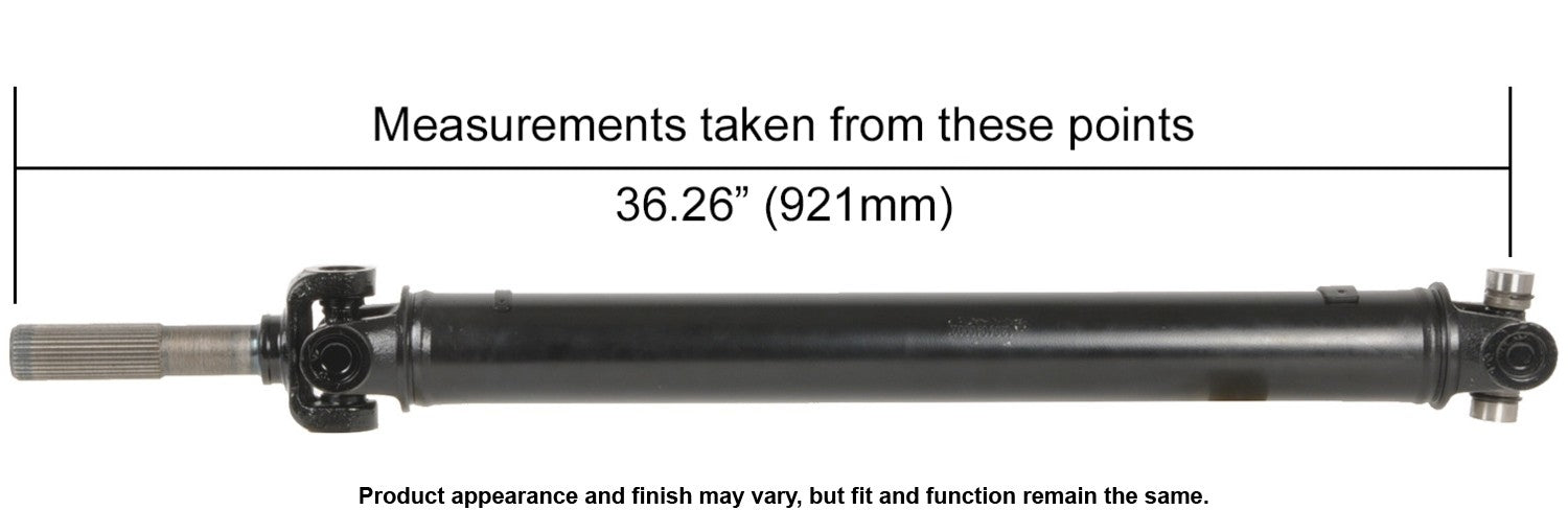 Cardone Reman Remanufactured Driveshaft / Prop Shaft 65-9519