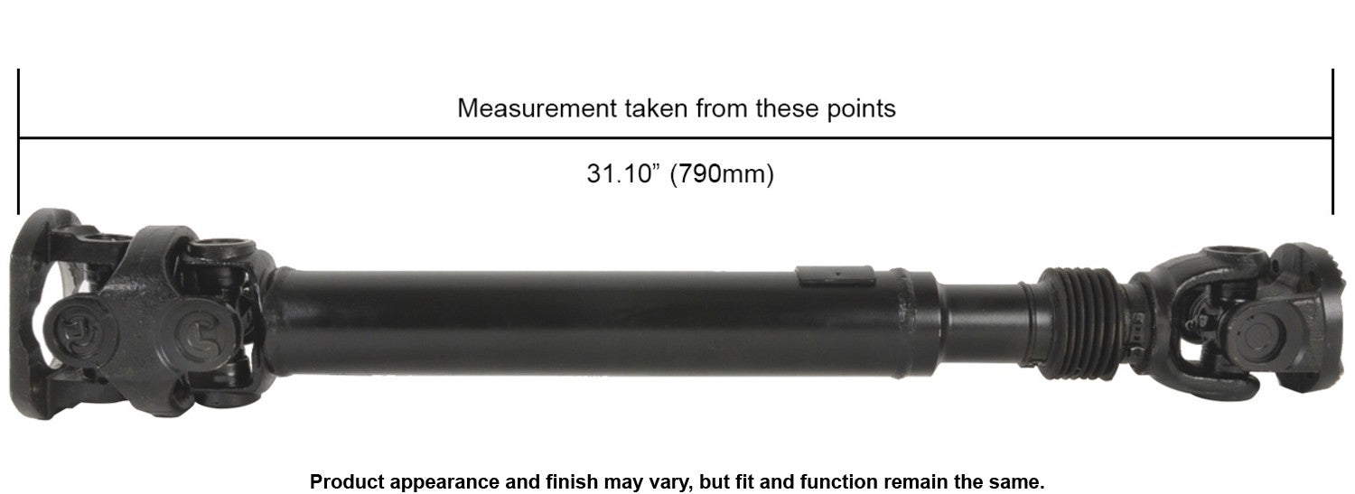 Cardone Reman Remanufactured Driveshaft / Prop Shaft 65-9536