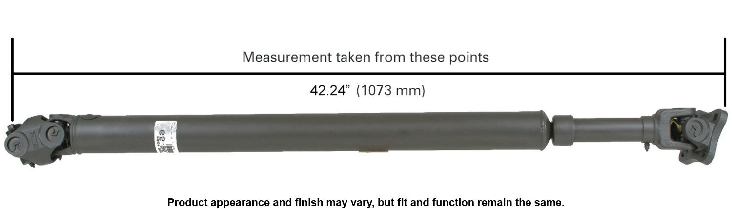 Cardone Reman Remanufactured Driveshaft / Prop Shaft 65-9636