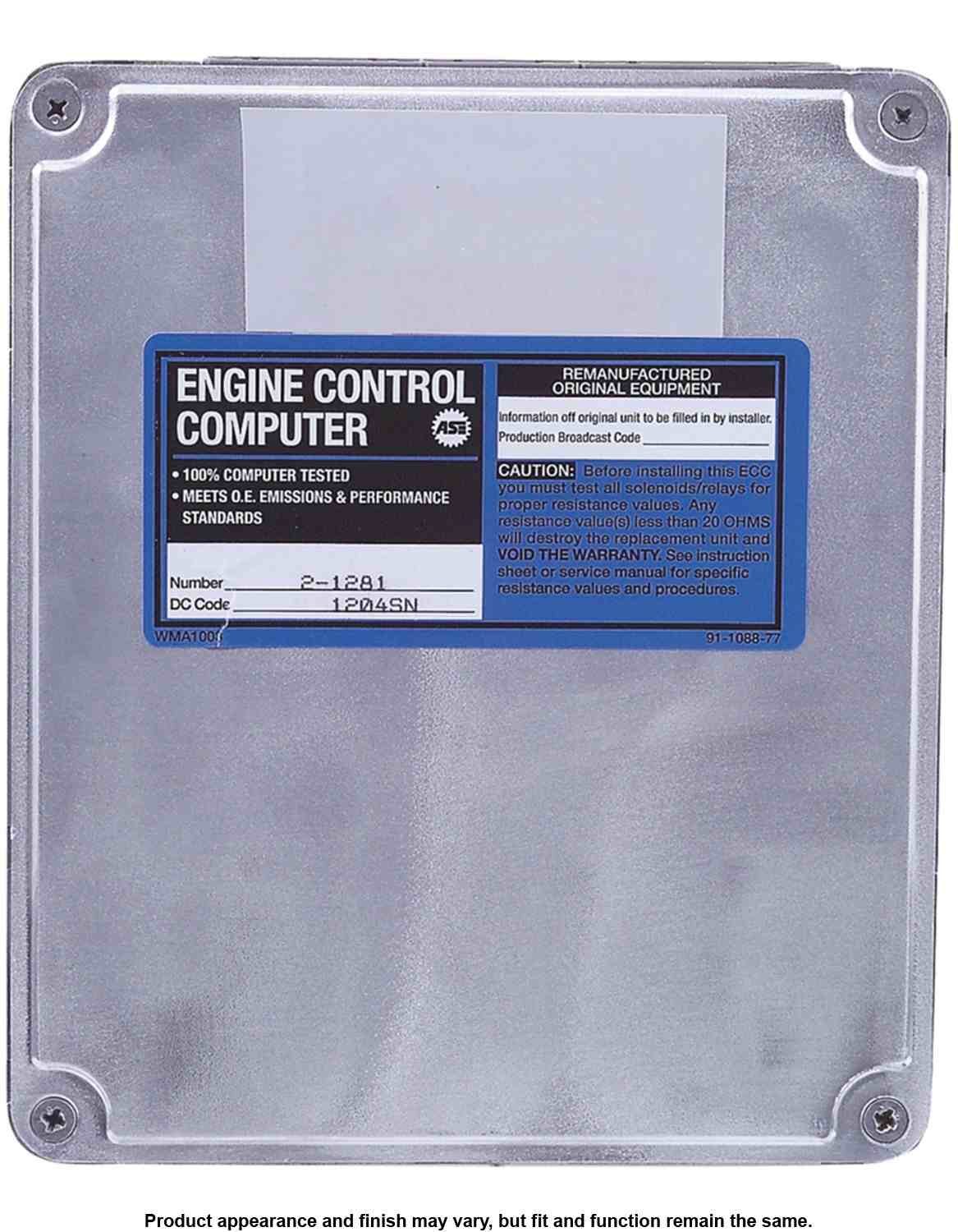 Cardone Reman Remanufactured Engine Control Computer 72-1281