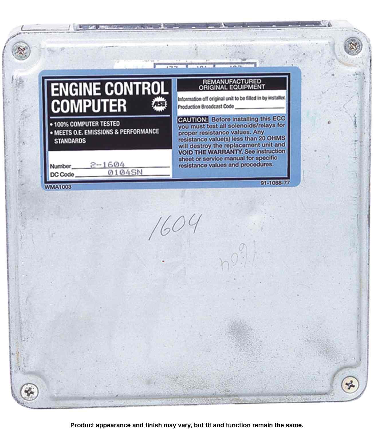 Cardone Reman Remanufactured Engine Control Computer 72-1604