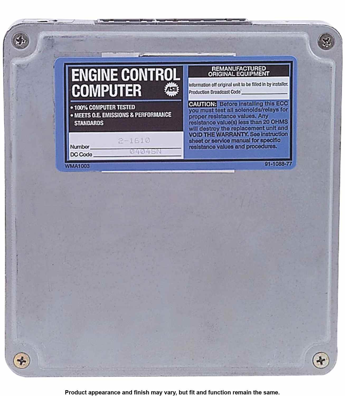 Cardone Reman Remanufactured Engine Control Computer 72-1610