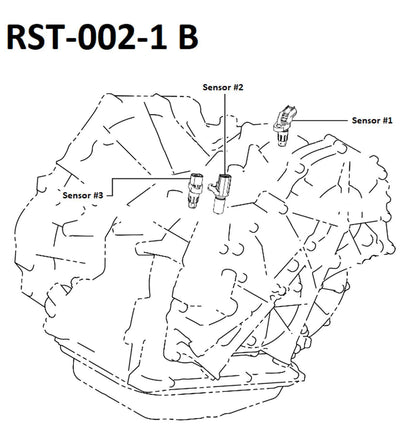 AISIN OEM Automatic Transmission Revolution Sensor RST-002-1