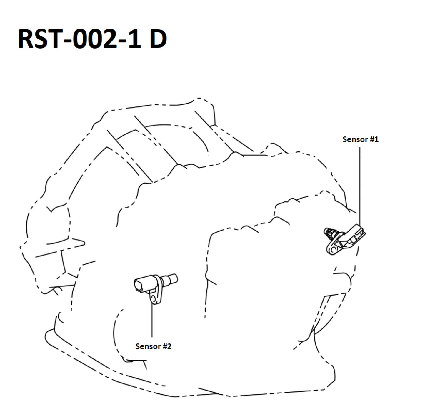 AISIN OEM Automatic Transmission Revolution Sensor RST-002-1
