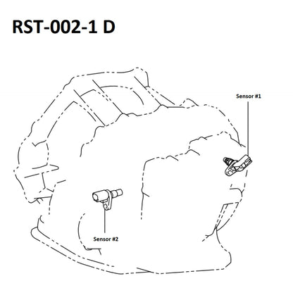AISIN OEM Automatic Transmission Revolution Sensor RST-002-1
