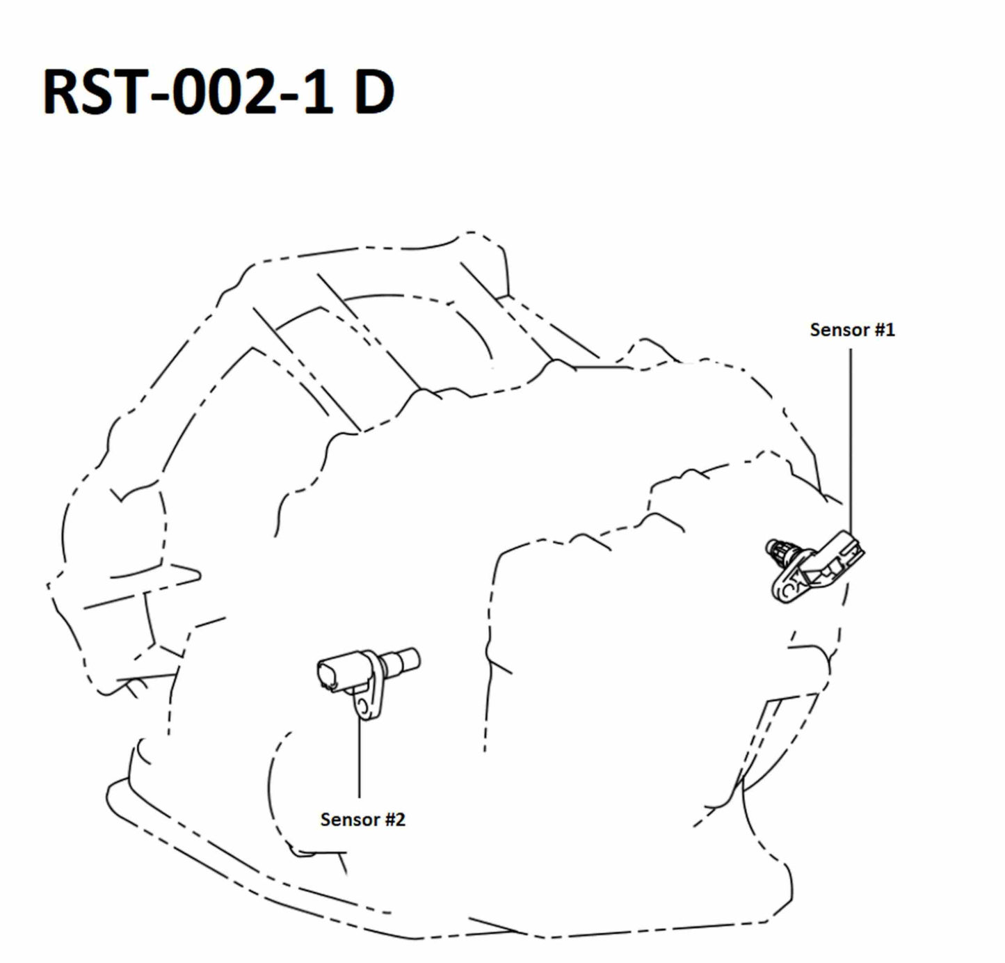 AISIN OEM Automatic Transmission Revolution Sensor RST-002-1