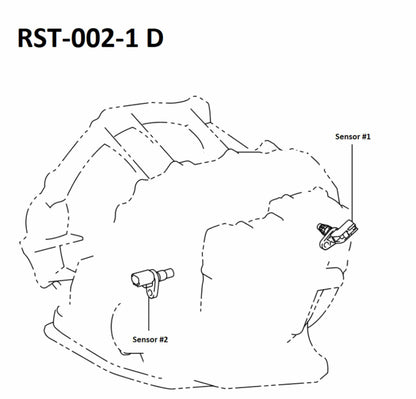 AISIN OEM Automatic Transmission Revolution Sensor RST-002-1