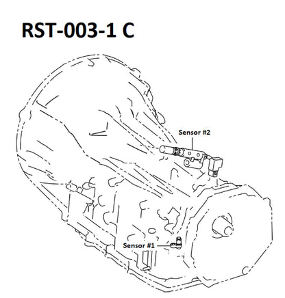 AISIN OEM Automatic Transmission Revolution Sensor RST-003-1