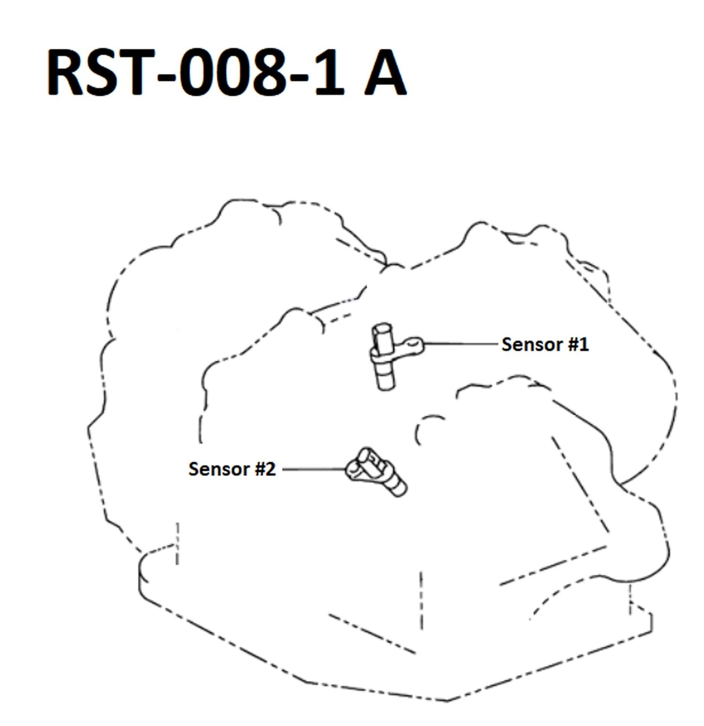 AISIN OEM Automatic Transmission Revolution Sensor RST-008-1
