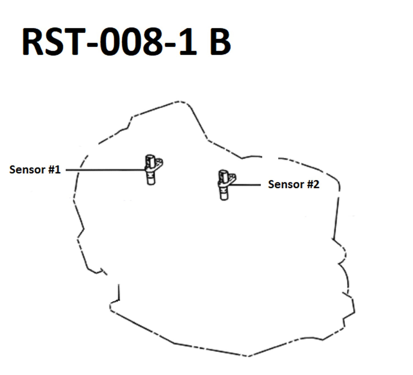 AISIN OEM Automatic Transmission Revolution Sensor RST-008-1