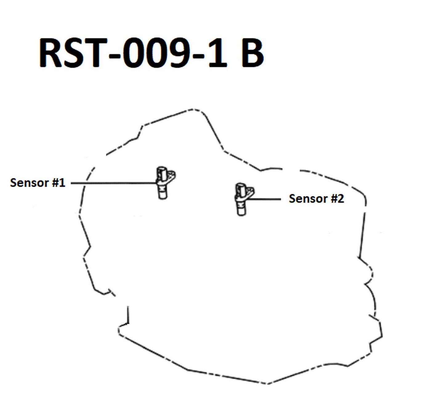 AISIN OEM Automatic Transmission Revolution Sensor RST-009-1