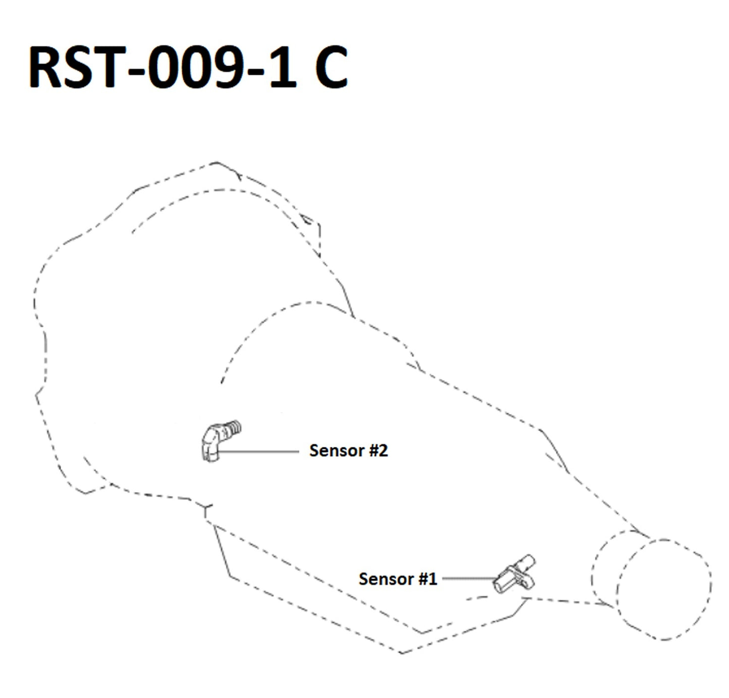 AISIN OEM Automatic Transmission Revolution Sensor RST-009-1