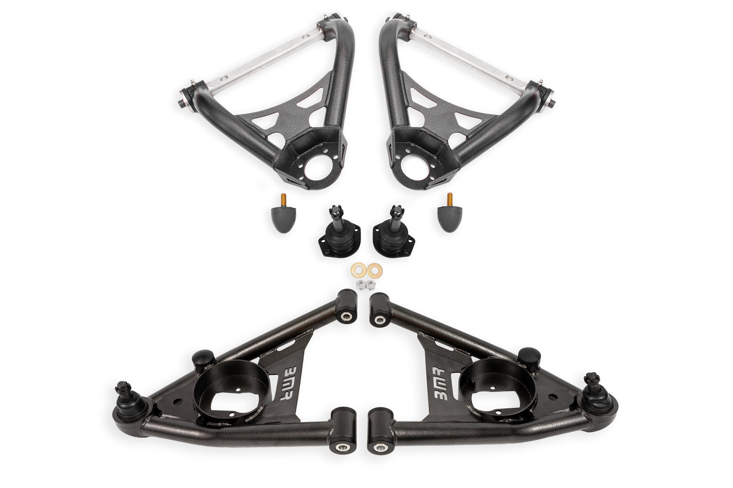 BMR Suspension BMR 64-72 A-Body Non-Adj A-Arms - Black Hammertone AAK402H