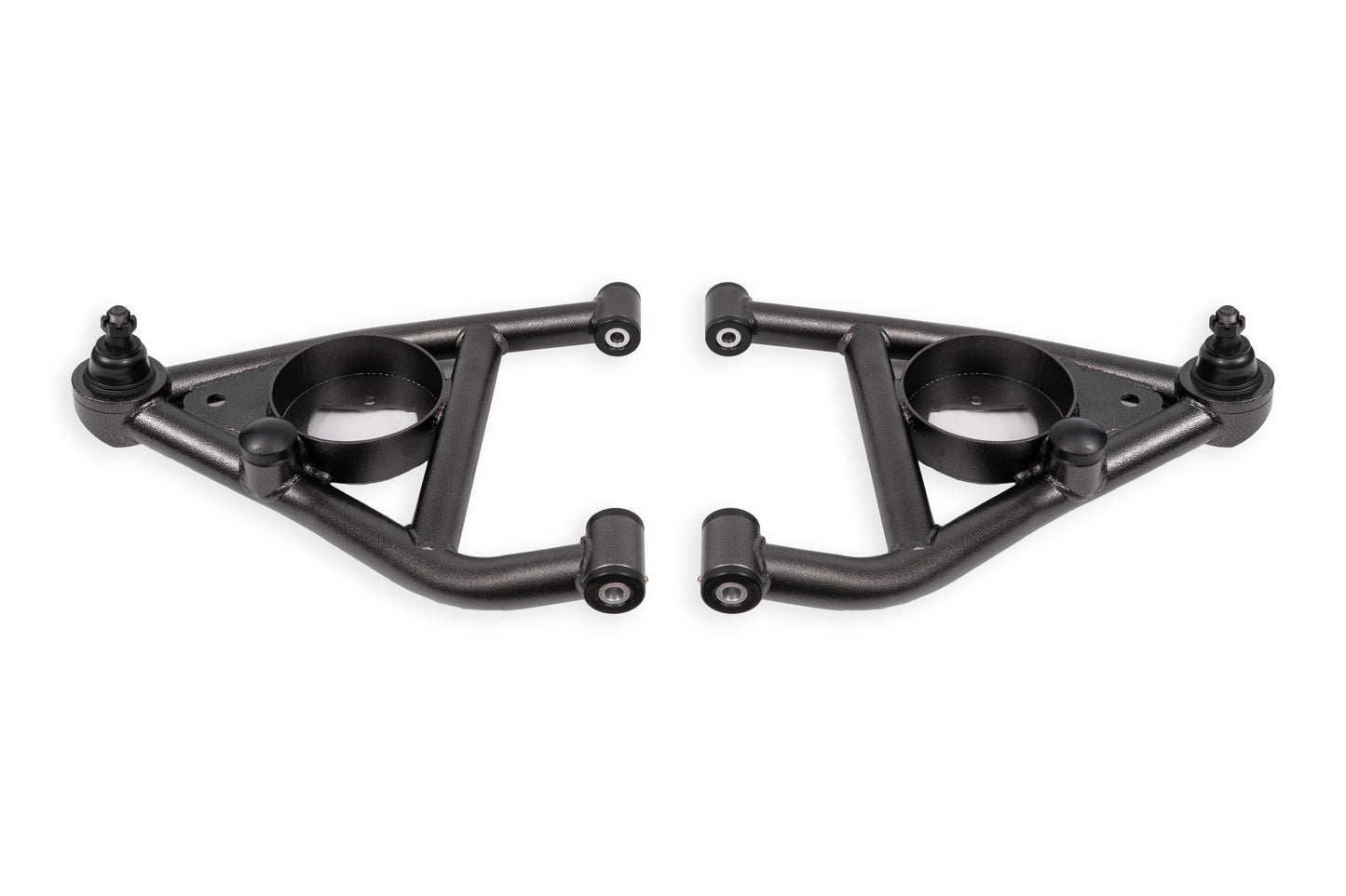 BMR Suspension BMR 68-74 Chevrolet Nova w/ Bump Stops Lower A-Arms w/ STD. Ball Joint (Delrin) - Black Hammertone AAL311H