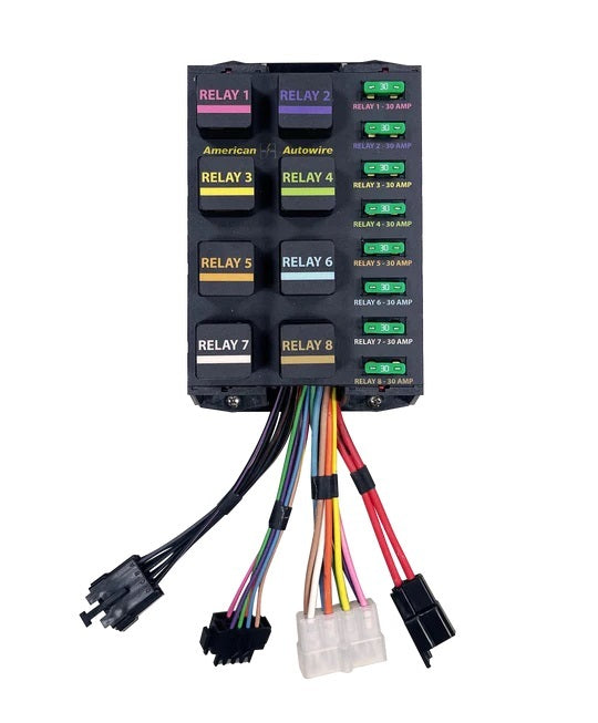 American Autowire Banked Relay System 8 Relays Wiring Components Relays/Relay Kits main image