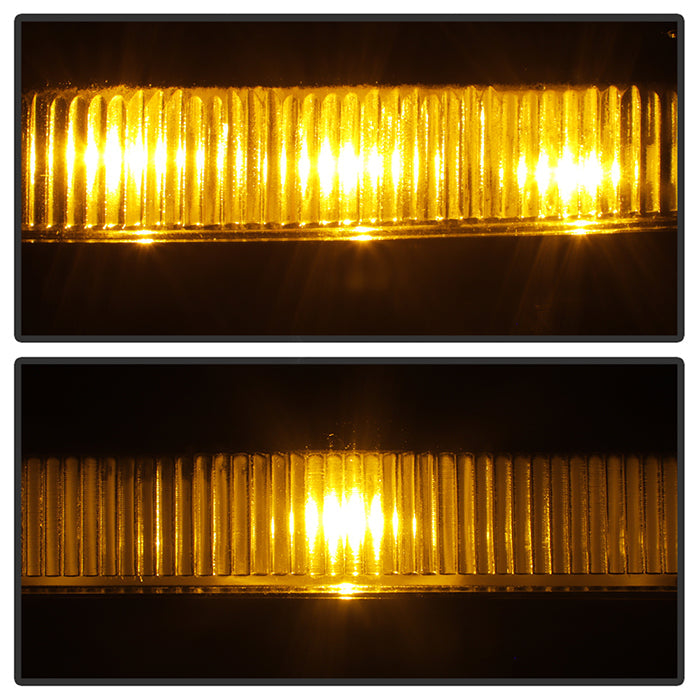SPYDER Xtune Chevy Silverado 07-13 Amber LED Cab Roof Lights Clear ACC-LED-CS07-CR-C 9924606