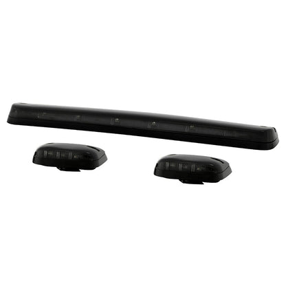 SPYDER Xtune Chevy Silverado 07-13 Amber LED Cab Roof Lights Smoke ACC-LED-CS07-CR-SM 9924613