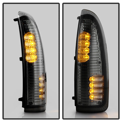 SPYDER xTune Ford Superduty F250-F650 03-07 Amber LED Mirror Signal Lens - Smoke ACC-LED-FDSD99-MR-SM 9924729