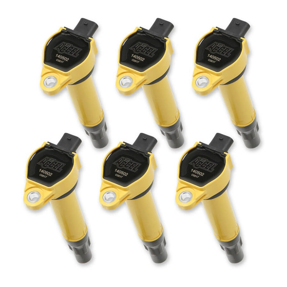 Accel Ignition Coils - 6pk Chrysler 6-Cyl. 06-11 Ignition Components Ignition Coils main image