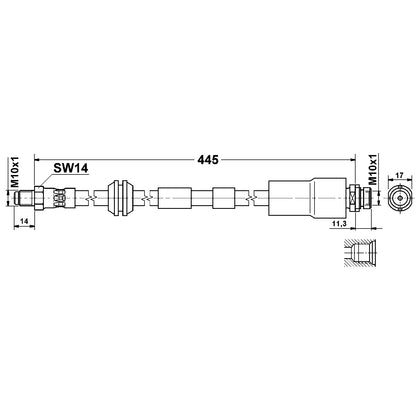 ATE Brake Hydraulic Hose