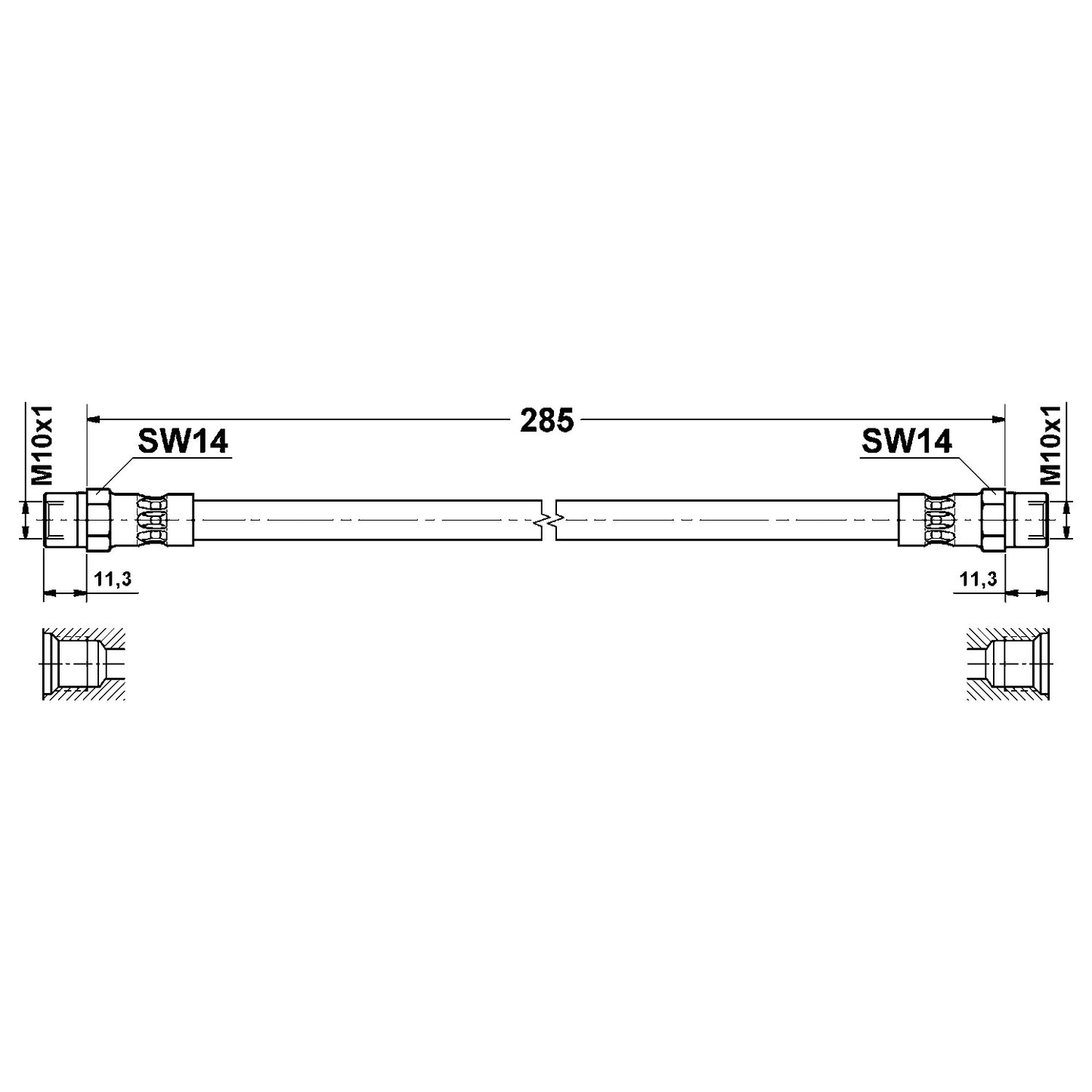ATE Brake Hydraulic Hose