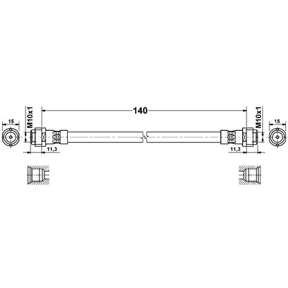 ATE Brake Hydraulic Hose